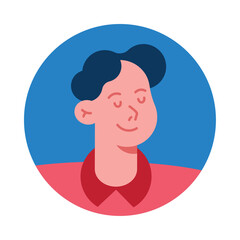 Modern Boy Character Avatar Design