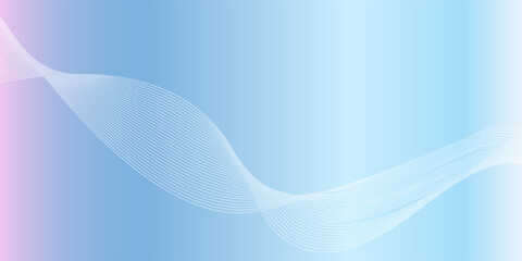 Abstract blue gradient background with shining lines waves. Minimalist background for banner, poster, cover, brochure,modern,simple mode type1