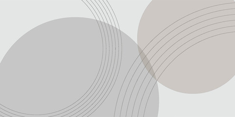 Fototapeta premium White geometric abstract background overlap layer on bright space with lines effect decoration. Modern type3