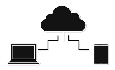 クラウド共有とデータ連携アイコン