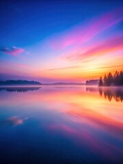 Naklejka premium Softly glowing gradient background with blurred purplish-pink and bluish hues