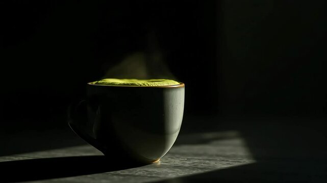 Green Harmony: A Cup of Matcha Zen
