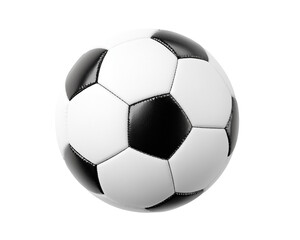 Fototapeta premium Classic soccer ball with hexagonal pattern