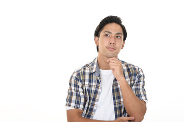 若い男性のポートレート