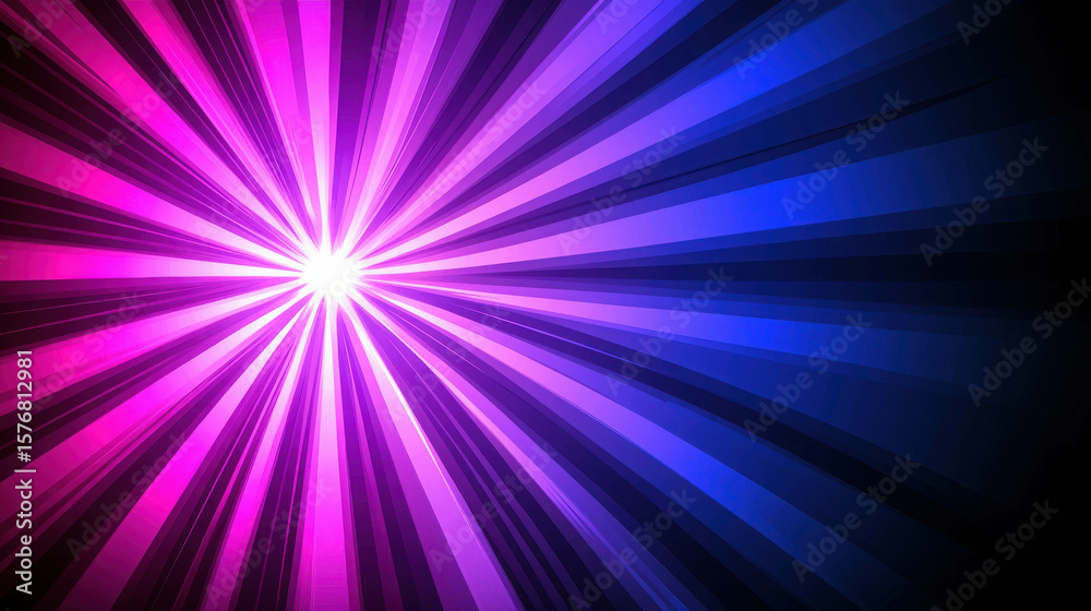 Canvas Prints vibrant light rays with a beautiful blend of pink and blue creating an energetic background for vari