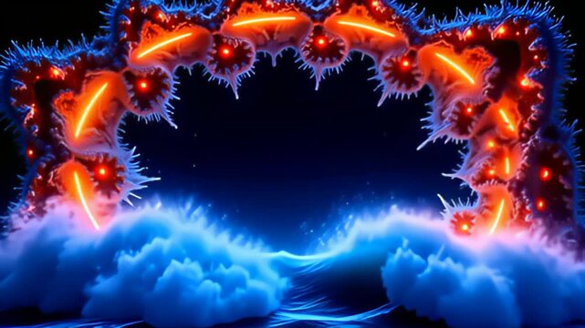 indium axerophthol radiant rush of brilliant colors, axerophthol Fractal abut shot dilate indium recursive grommet captivates, smother past cascade glint of notability flashes that ebbing