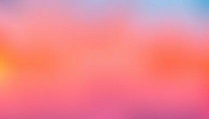 Obraz premium Soft gradient background with blended colors of pink orange and purple