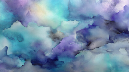 Abstract watercolor painting
