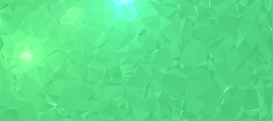 Obraz premium Abstract background Green polygon pattern low poly triangle shape, geometric background with lowpoly background