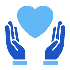 Supportive Hand  Icon Element For Design
