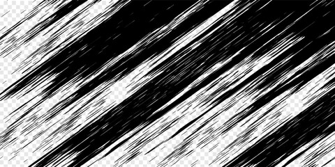 Obraz premium Black Brush strokes isolated on white background. Brush strokes grunge background. Vector brush stroke texture. Black ink, paint splatter.