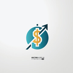 minimalist finance logo features a clean, modern design symbolizing growth, trust, and professionalism. 