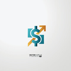 minimalist finance logo features a clean, modern design symbolizing growth, trust, and professionalism. 