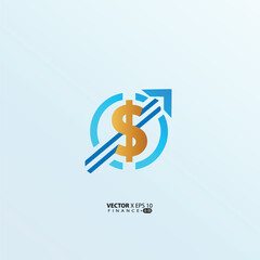 minimalist finance logo features a clean, modern design symbolizing growth, trust, and professionalism. 