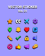 VectorSticker vol.1
