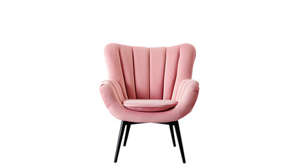 Elegant Pink Velvet Accent Chair Modern Design & Comfort