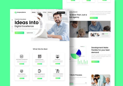 Digital Agency Landing Page