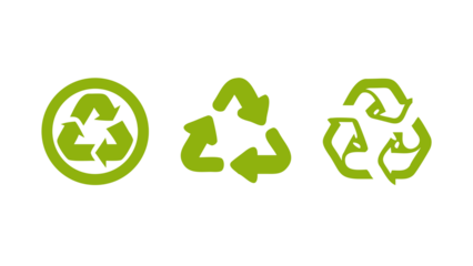 green recycle symbol