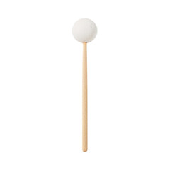 Sugar stir stick on white background for beverage mixing  