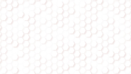 Vector banner design. Hexagons pattern. Geometric abstract background with simple hexagonal elements.