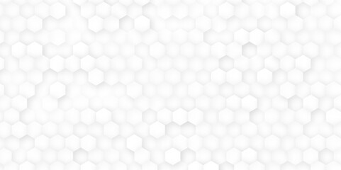 Abstract cube hexagon shape background. Geometric abstract background with simple hexagonal elements. Medical. Vector digital art banner