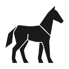 horse silhouette vector