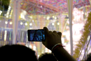 Capturing Devotion, A Pandal Through the Mobile Lens