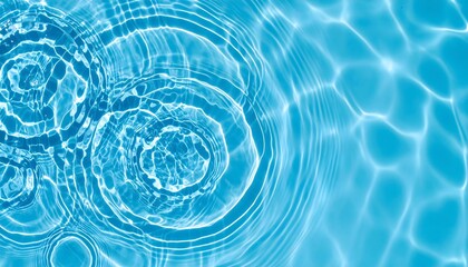 Ripples of Serenity Abstract Water Surface with Concentric Waves Creating a Gentle Texture