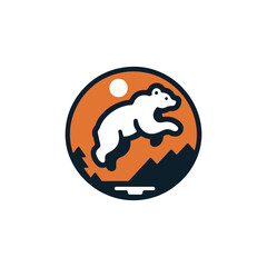 Bear jump logo