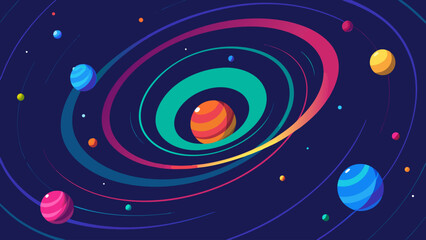 spiral galaxy in space