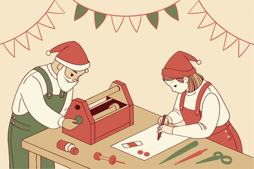 man and woman in the kitchen