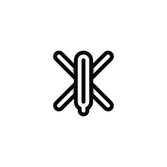 Clean and Creative XQ QX Initials Monogram Logo Design