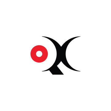 Abstract XQ QX Icon Design with a Sleek Appearance
