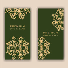 Naklejka premium Mandala Banner or card design