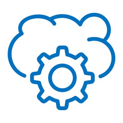 Ai cloud service icon