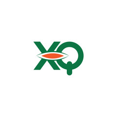 Stylish XQ or QX Monogram Logo Design