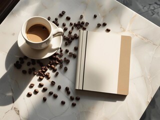 cup of coffee on the table