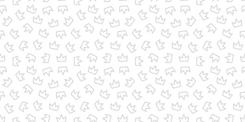 Doodle Crown Pattern Background. King Crown pattern. Queen crown pattern. seamless pattern crown pattern background.