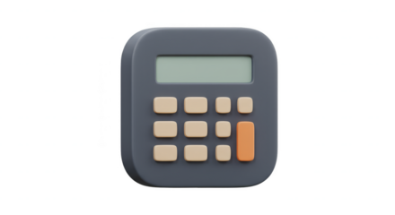 3D Calculator Calculation Tool Mathematics Financial Transactional PNG