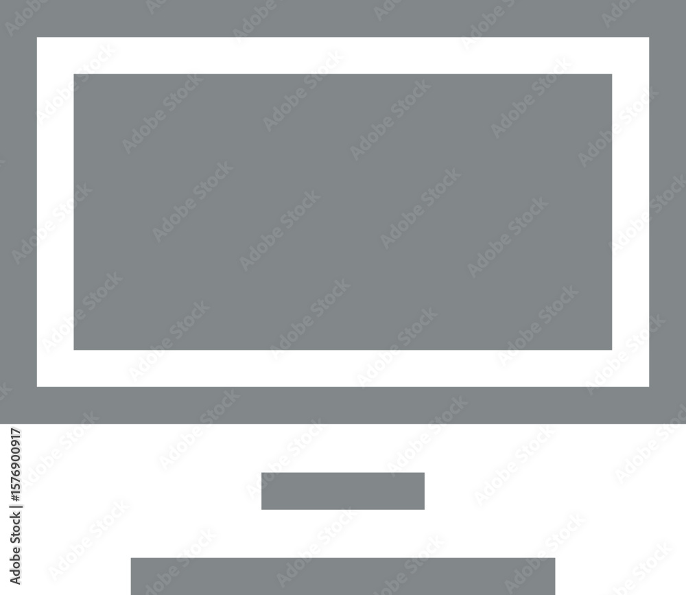 Fototapete modern computer screen display - minimalist design for tech presentations & ui mockups.