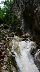 wildes Wasser durch die W&ouml;rschach Klamm