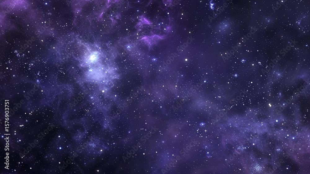 Wall mural the stars and nebulae in space. galaxy exploration through outer space towards glowing milky way gal