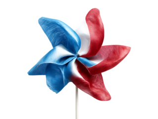 Red White Blue Pinwheel 