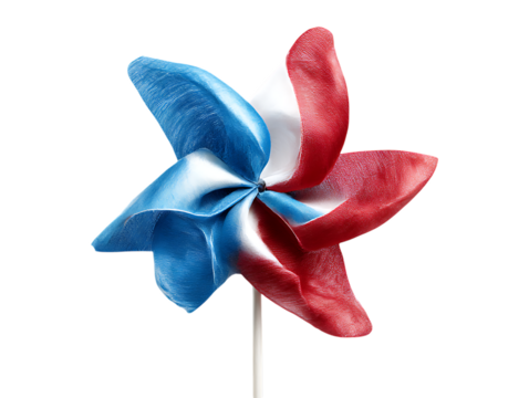 Red White Blue Pinwheel 