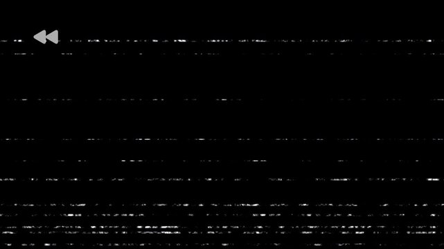 Analog VHS Retro Rewind Static Seamless animation .4K Video Background Overlay 