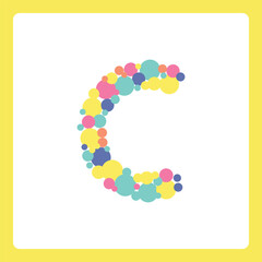 Small alphabet ball shapes c