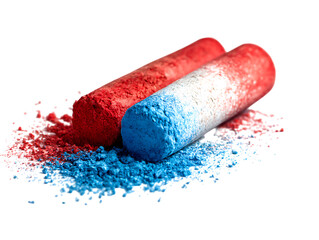 colored chalk sticks