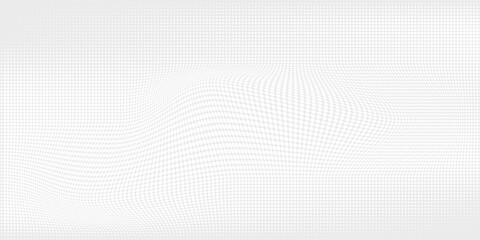 Clean White Dot Mesh Abstract
