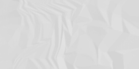 White crumpled paper Blank white crumpled and creased paper poster.	