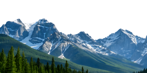 Alaska Snowy Mountain Range Landscape Wallpaper
